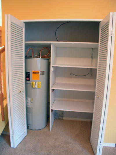 Lower level fireplace